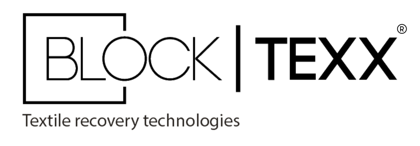 BlockTexx logo with tagline Textile recovery technologies